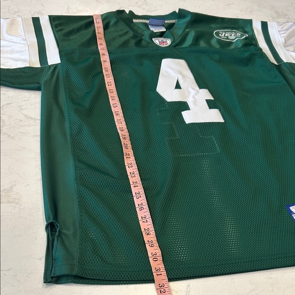Reebok Authentic Brett Favre Size 50 New York Jets Jersey Football Game Day - Picture 11 of 16